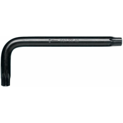 Wera 05024012001 TORX 967 TORX L-key, BlackLaser, TORX Key TX 25 x 60mm