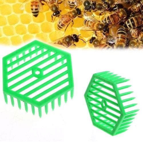 1Pc Plastic Beekeeping Small Beehives Hexagon Interspersed Use~ - Picture 5 of 5