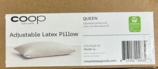 Coop Home Goods King Adjustable Latex Pillow Talalay Microfiber