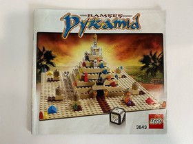 LEGO Ramses Pyramid (3843) Board Game Complete w/Building& Game Instructions