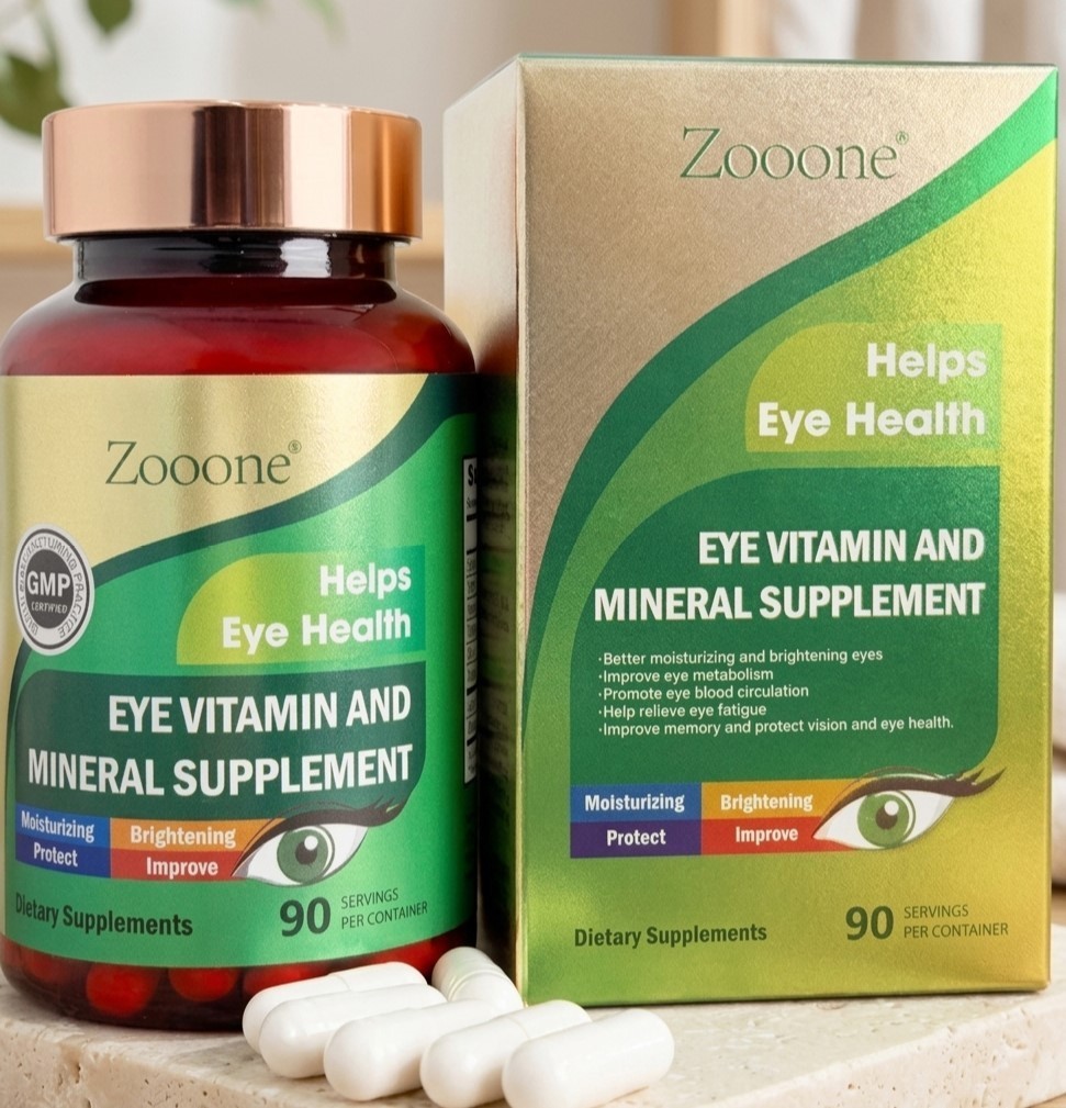 Zooone- Lutein Eye Vitamins to Support Eye Health 1 X 90 Capsules 