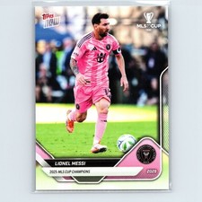 2025 Topps Now MLS - Lionel Messi MLSC-2 - 2025 MLS Cup Champions