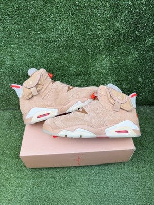 Size 9 - Jordan 6 Retro x Travis Scott Mid British Khaki
