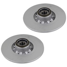 2 Bremsscheibe f&uuml;r Mercedes Citan f&uuml;r Renault Kangoo hinten mit ABS Ring