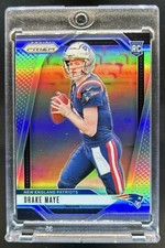 2024 Panini Prizm Drake Maye Silver Rookie RC #329 Patriots
