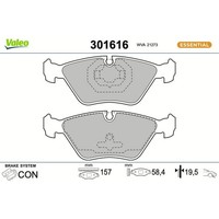 Valeo 301616 Bremsbelagsatz FüR Volvo 850 C70 V70 S70 854 855 874 875 876 872