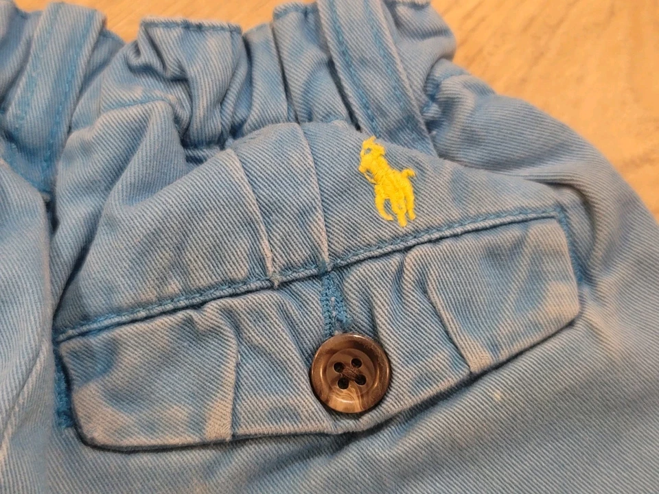 Ralph Lauren Shorts Boys Blue Casual Classic Polo Style Size 4/4T Fading - Image 3 of 4