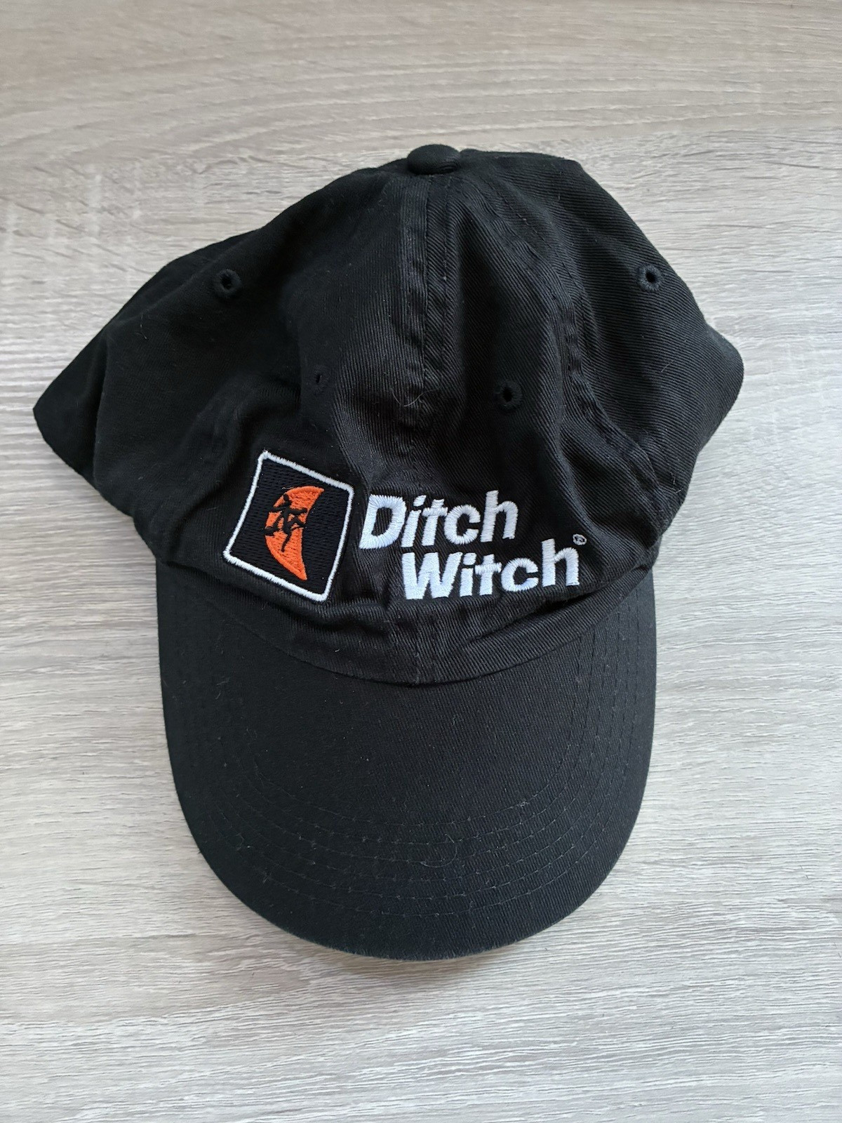 Ditch Witch Adjustable Strapback Hat - Black with… - image 1