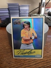 2026 Leaf Metal Nick Kurtz Blue Chrome Autograph 1950 Variation  /8