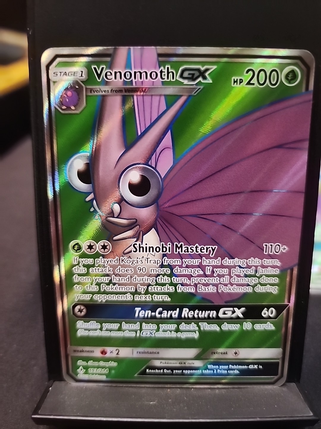 Pokémon TCG Venomoth GX 193/213