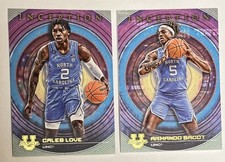 2023 Bowman U Inception Caleb Love & Armando Bacot Rookie Lot UNC Tar Heels