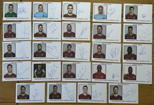 Hand Signed Football Cards 2018 - Northampton Town FC - lot of 24 cards
