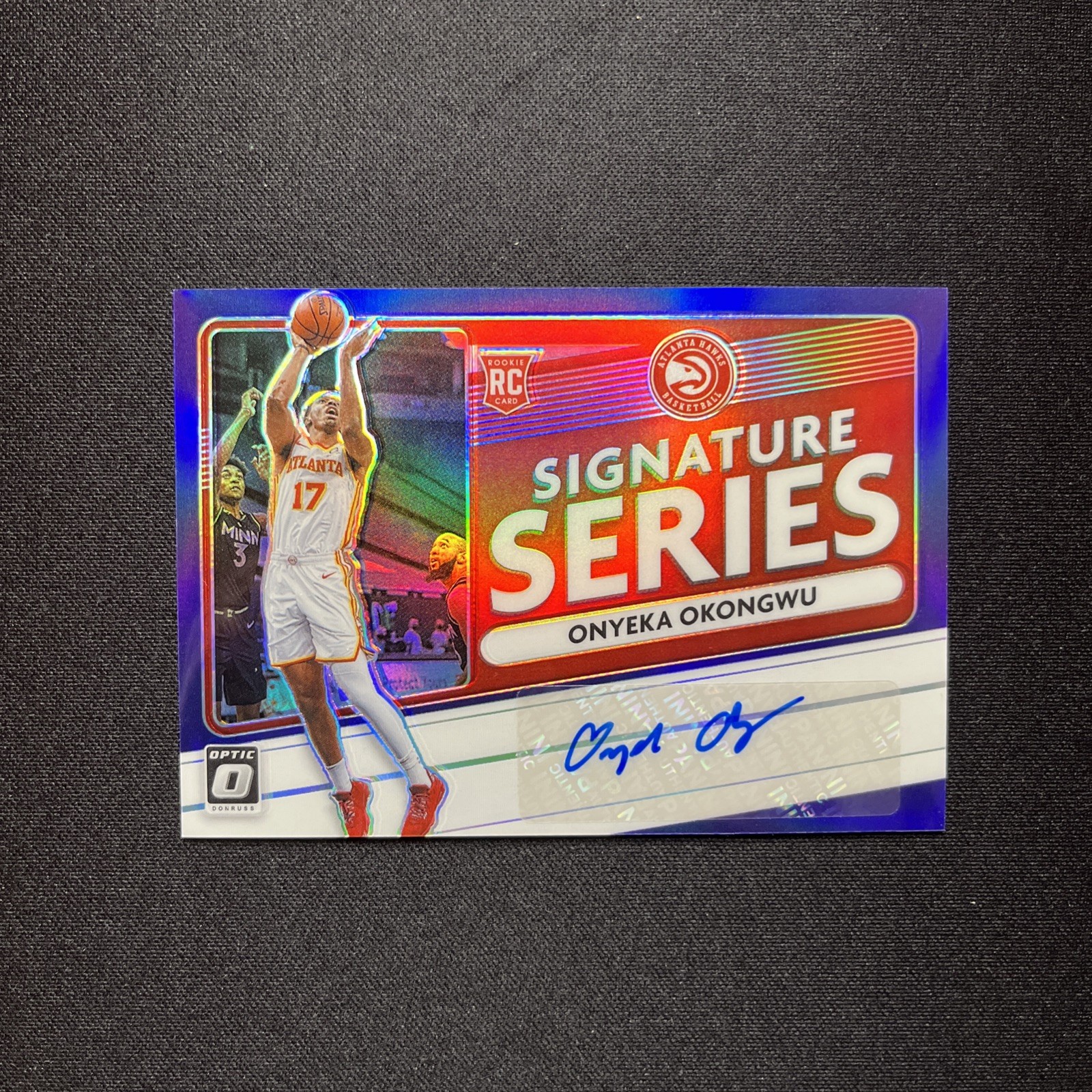 2020-21 Panini Donruss Optic Signature Series - Onyeka Okongwu (RC) Purple Auto