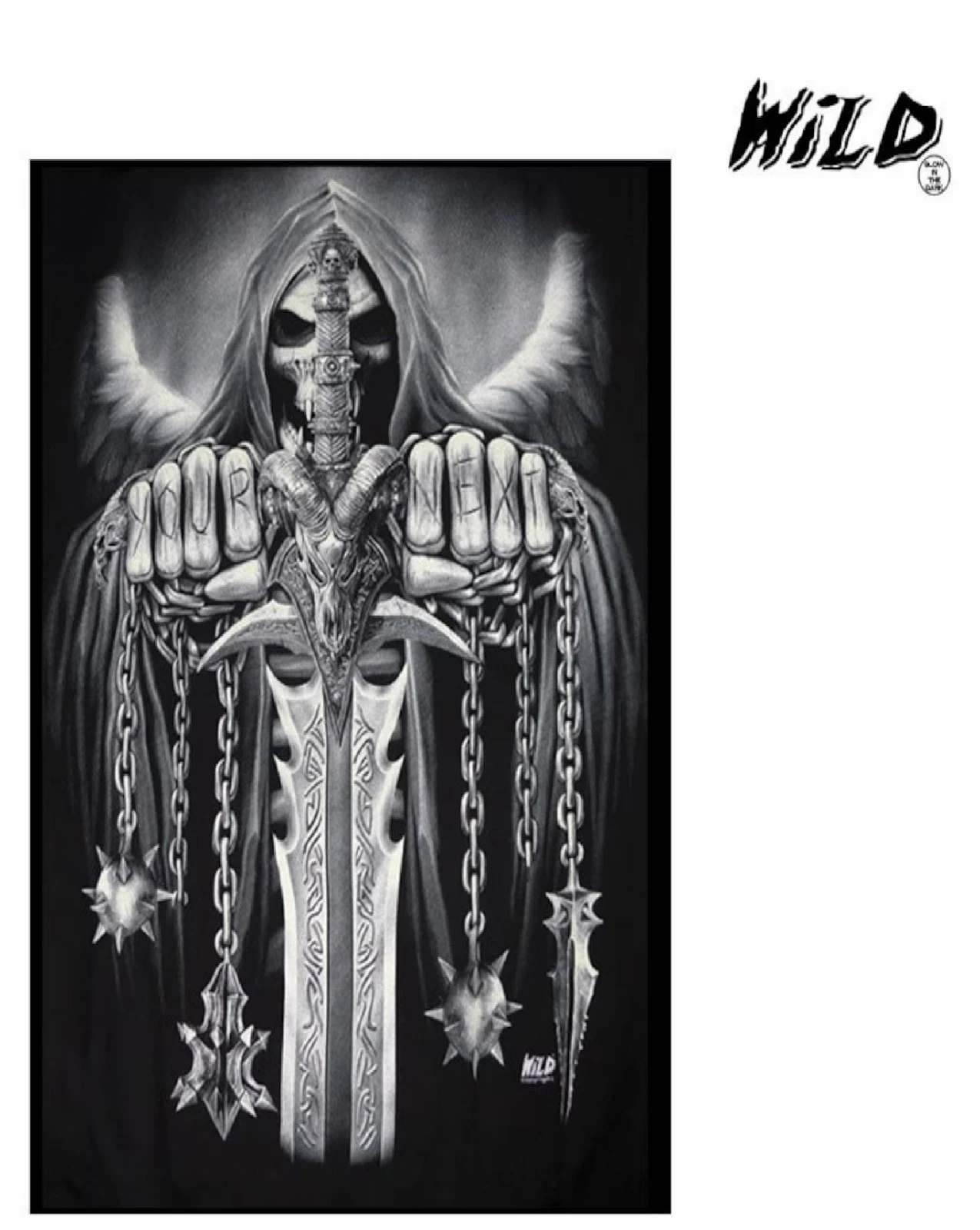 Wild Fleecedecke Your Next Reaper Skull Totenkopf - Bild 1 von 1