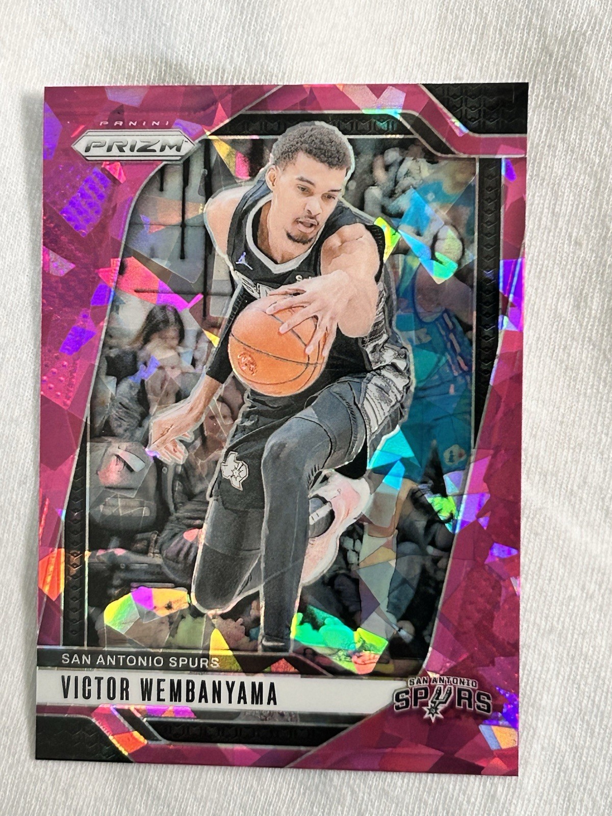 2024-25 Panini Prizm #172 Victor Wembanyama Pink Ice 💎MINT See PICTURES 🔥🔥