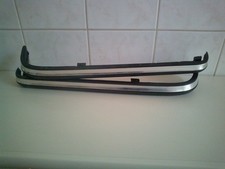 Coppia modanature cromate posteriori Mercedes W123 C123 1236900362 1236900462