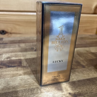 ONE BILLION LUCKY Men's Fragrance Eau De Parfum 3.4 Fl Oz Natural Spray Perfume