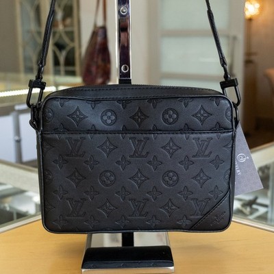Louis Vuitton Herren Umhängetasche/Handtasche Trio Messanger Schwarz mit Rechnung