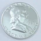 1957 Franklin Half Dollar Proof, 90% Silver, MS Mint State Details, #7438