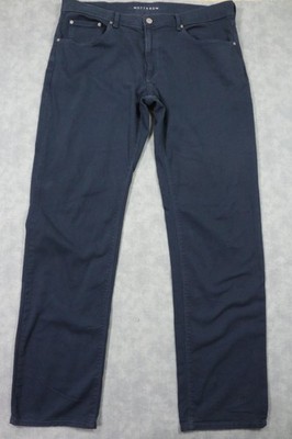 Mott & Bow Slim Merc Jeans Mens 38x32 Dark Blue Stretch Denim Tapered Pants