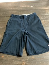 Dickies Men's 13" Loose Fit Multi-Pocket Work Shorts - Dark Navy, Size 34