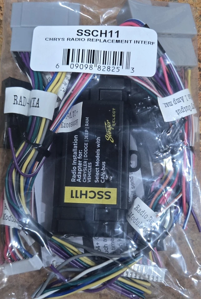 Stinger Ssch11 PAC c2r-chy4 lc-ch11 AXXESS AXDI-CH13 radio replacement interface - Image 3 of 4