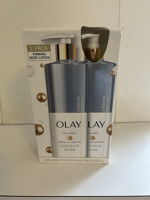 Olay Collagen Firming & Hydrating Body Lotion 2 Pack Of 17 Oz Bottles 