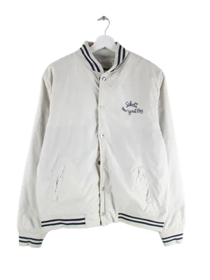 Chaqueta de mujer Schott 90s Vintage Big Logo Varsity beige XL - Imagen 1 de 4