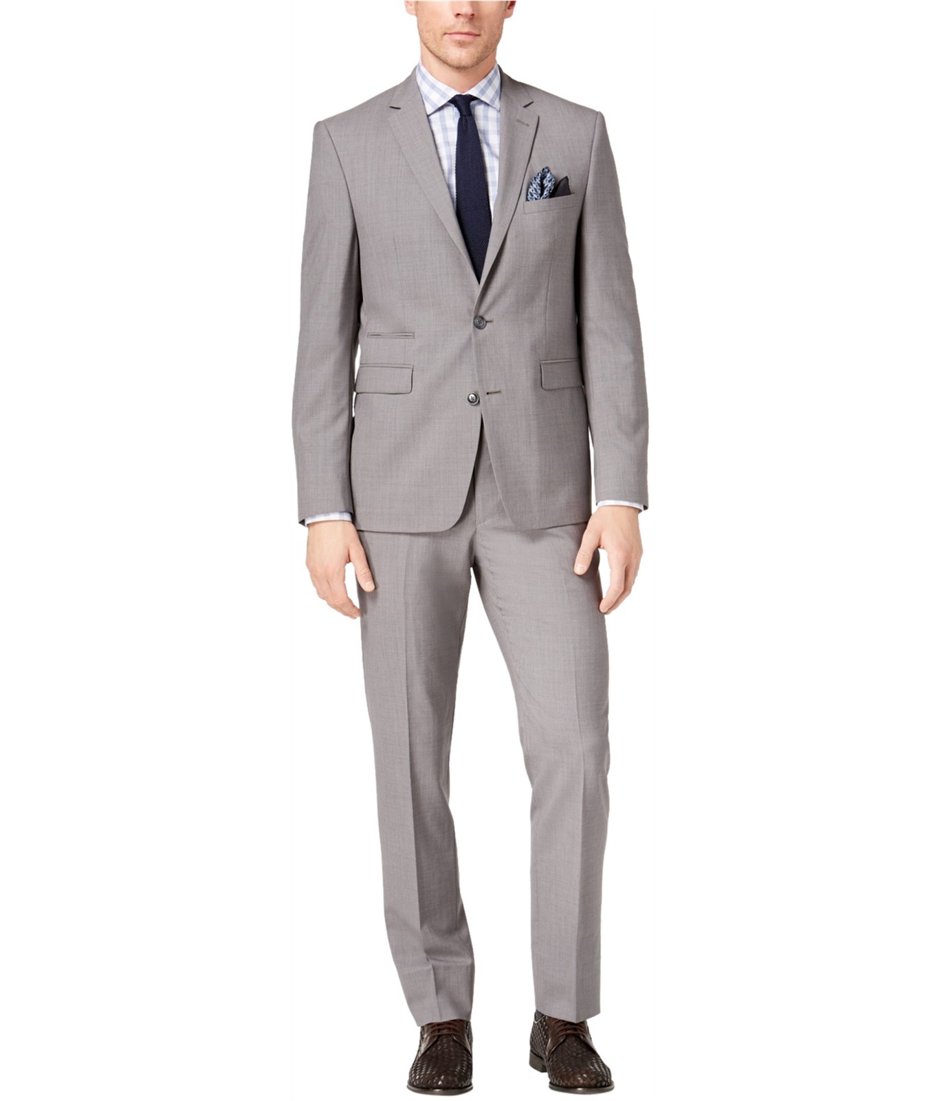 Vince Camuto Slim Fit Suit Grey 38 Short 31W x UnfinishedL 60690₽