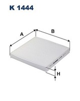 Filtron K 1444 Filter FüR Innenraumluft FüR Genesis, Hyundai, Kia