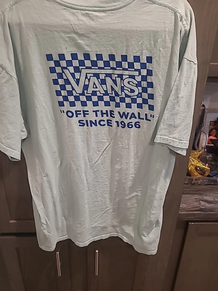 VANS azul claro fuera de la pared desde 1966 para hombre T XXL Foto 3 de 3