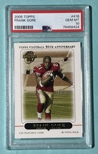2005 Topps Frank Gore #418 Rookie - PSA 10 Gem Mint