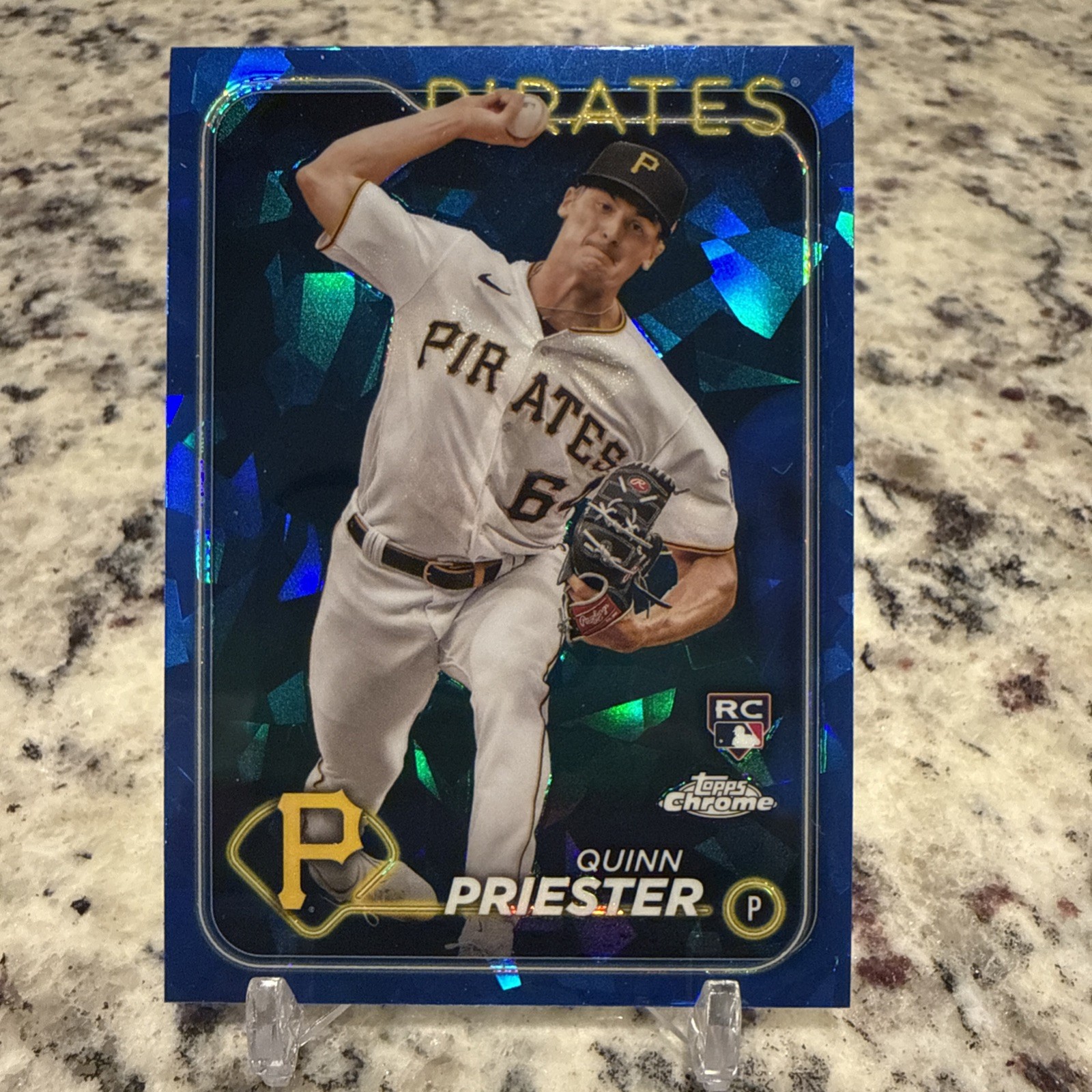 🔥 2024 Topps Chrome Quinn Priester Blue Sapphire #93 RC 🔥