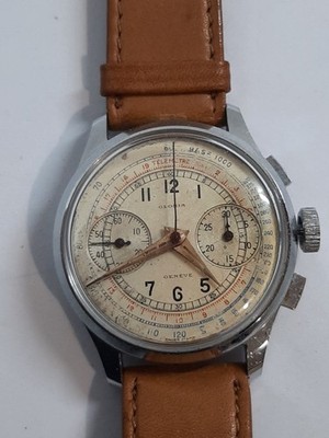 1960s LANDERON 48 Caliber MANUAL CHRONOGRAPH