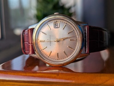 1960 9K Gold Capped Eterna Automatic Watch, Cal 1422T, Good Cond. Serviced FEB26