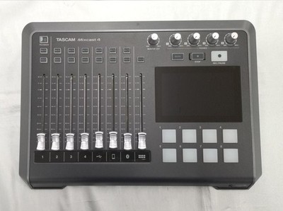 TASCAM Mixcast 4 Podcast Mixer Recorder 4 Mikro USB 14-Spur 48kHz/24bit SD Karte