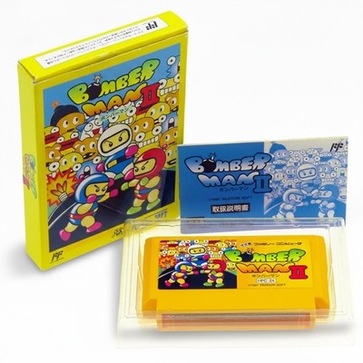 BOMBERMAN II 2 Nintendo FC Japan Import Famicom HUDSON Action NTSC-J Complete