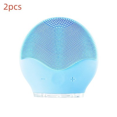 FOREO LUNA mini 2 Facial Cleansing Brush Silicone Face Massager Sunflower Blue