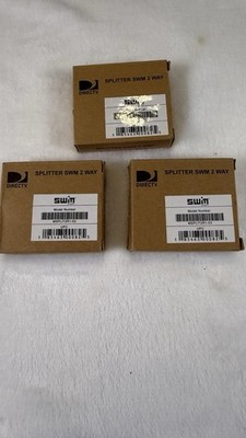 DIRECTV SWM 2-Way Splitter Lot of 3 MSPLIT2R1-03 2-2150 MHz New Open Box