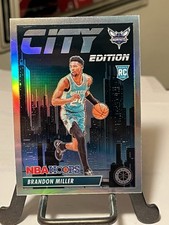 2023-24 Panini Nba Hoops Premium Stock - City Edition Brandon Miller Silver (RC)