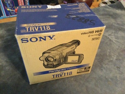 NIB,OB,Demo?Sony Handycam Vision CCD-TRV118 Tape Hi8 Camcorder In Orig box,etc.
