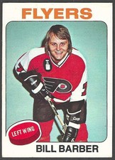 1975-76 Topps Bill Barber 3rd YEAR #226 NM-MINT