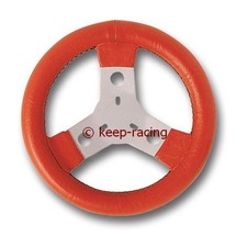 Kart Lenkrad Kunstleder, rot, 250mm, NEU!