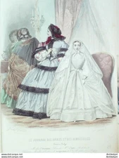 J.Dames & Demoiselles 1859 Fashion Engraving # 810 (Old Fashion Plate)