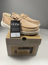 Hey Dude Womens Wendy Lace-Up Loafers Size 6 Wmns - Sparkling Rose Gold NEW