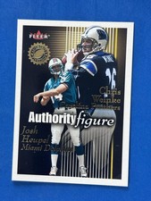 2001 Fleer Authority Authority Figure #15 AF Josh Heupel / Chris Weinke #/1750