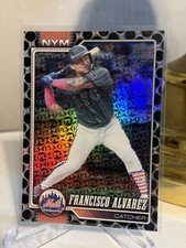 2026 Topps Series 1 Francisco Alvarez Spring Training Black /10 #337 Mets