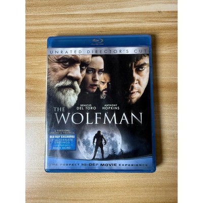 The Wolfman Blu Ray Unrated Directors Cut Benicio Del Toro Anthony Hopkins