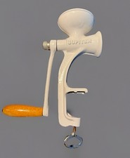 Mulino semi papavero Jupiter Mohnmuhle vintage modello 560 bianco, Germania. Vedi foto