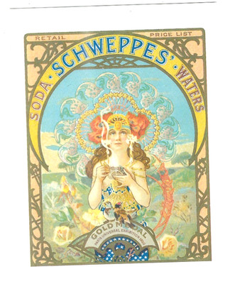 MUMBLES VERÖFFENTLICHTE WERBUNG SCHWEPPSS SODA WATW KARTE NR UVP/230